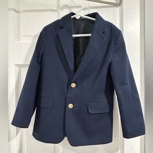 Boys navy blue suit coat